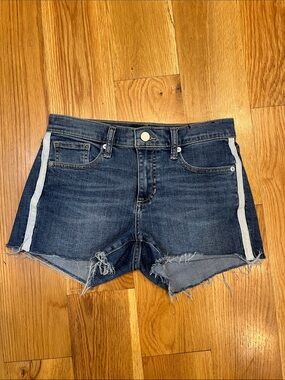 Banana Republic Raw Hem Jean Shorts, Size 25